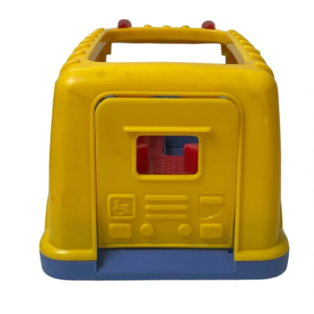 Little People Little Movers Yellow School Bus 2001 Vintage Fisher Price Toy Set